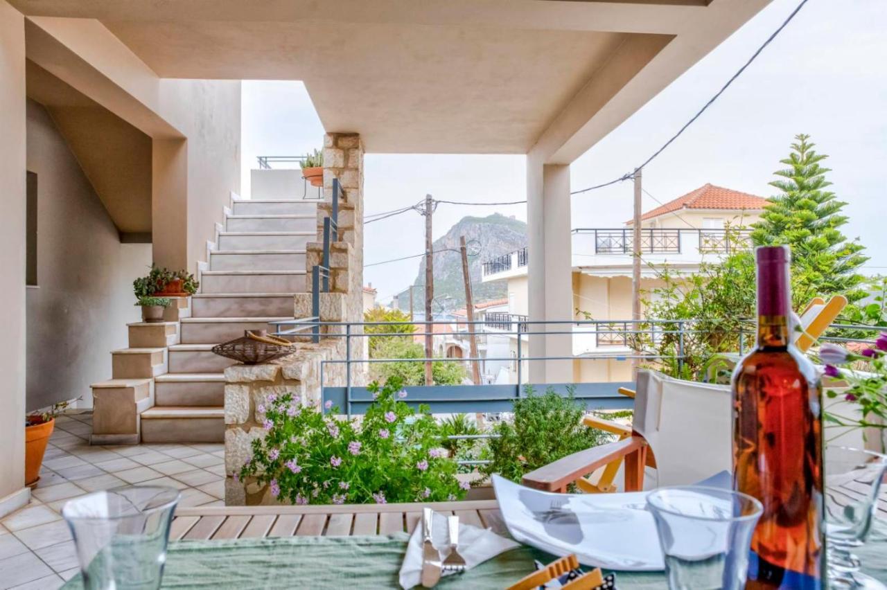 Monemvasia Modern Flat With Partial View Ngoại thất bức ảnh