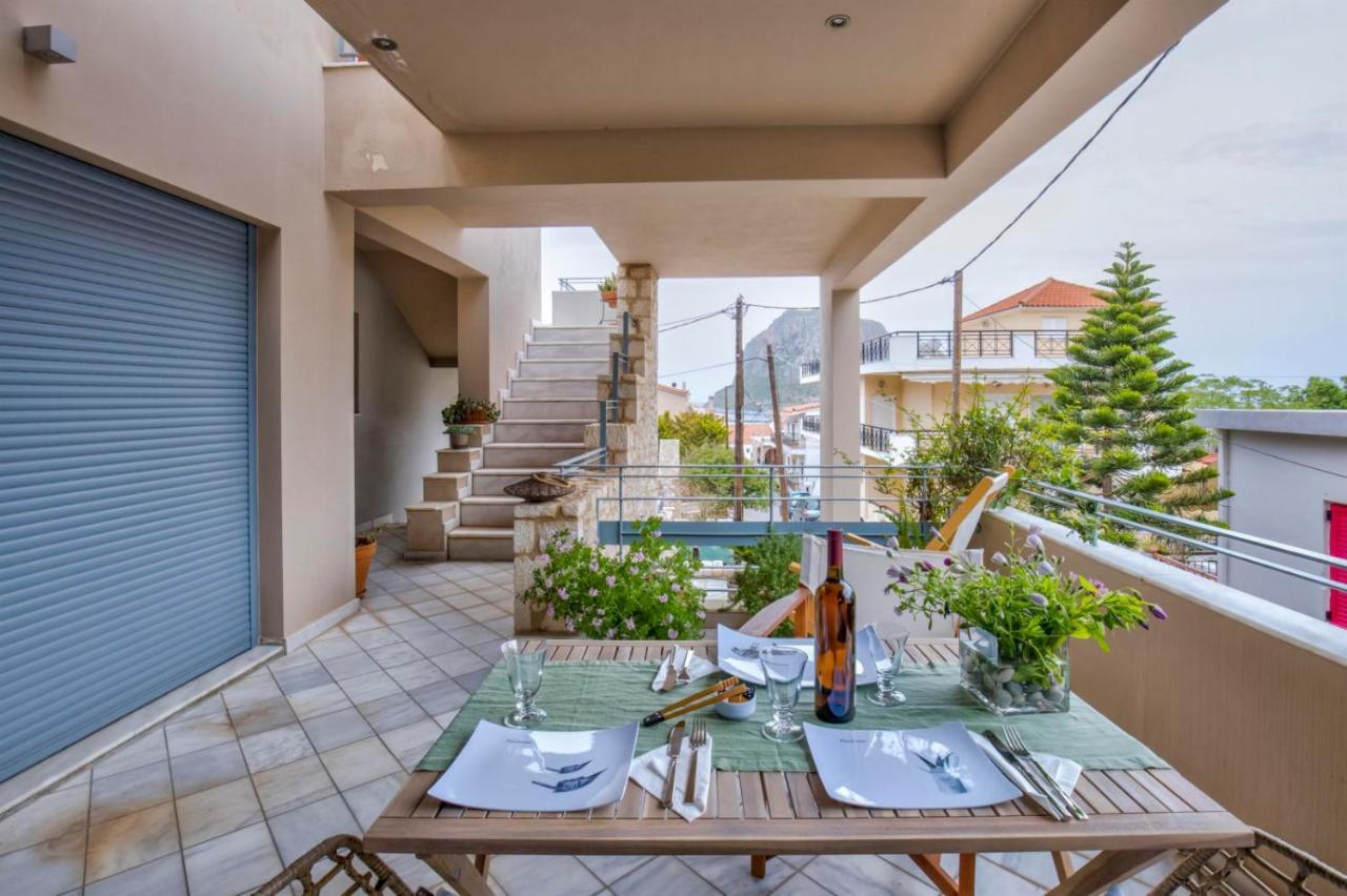Monemvasia Modern Flat With Partial View Ngoại thất bức ảnh
