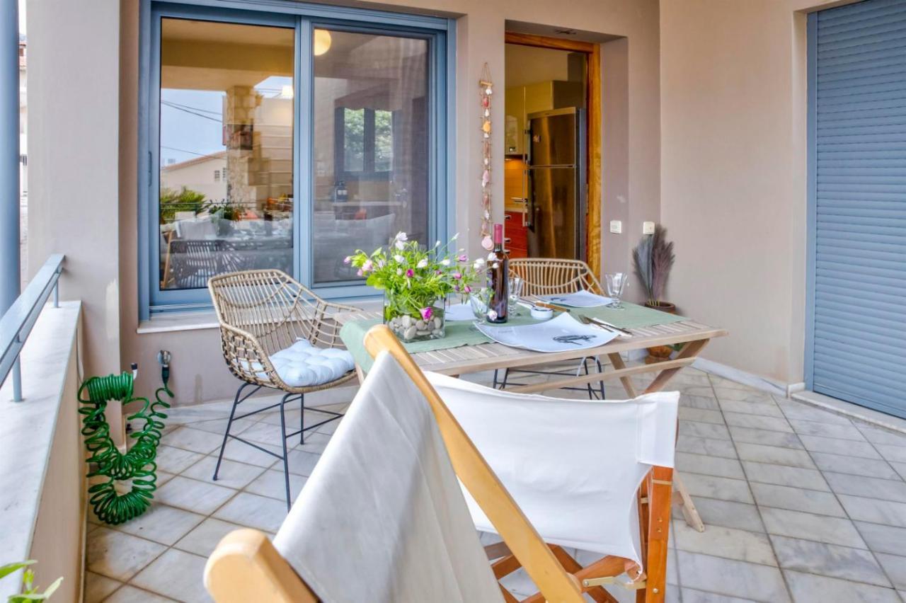 Monemvasia Modern Flat With Partial View Ngoại thất bức ảnh