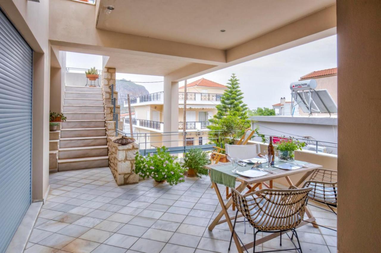 Monemvasia Modern Flat With Partial View Ngoại thất bức ảnh