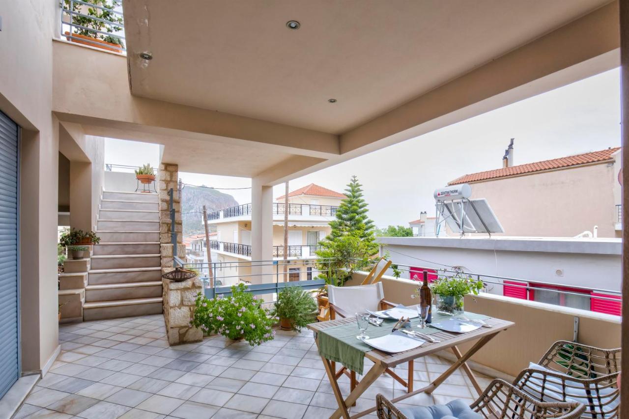 Monemvasia Modern Flat With Partial View Ngoại thất bức ảnh