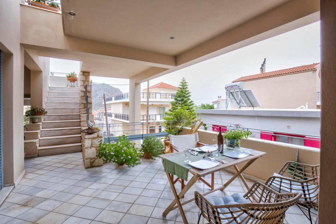 Monemvasia Modern Flat With Partial View Ngoại thất bức ảnh